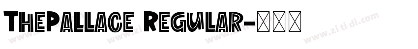 ThePallace Regular字体转换